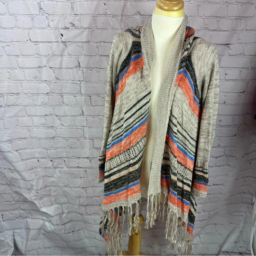 boutique UMGEE open front wrap cardigan southwest western style size large